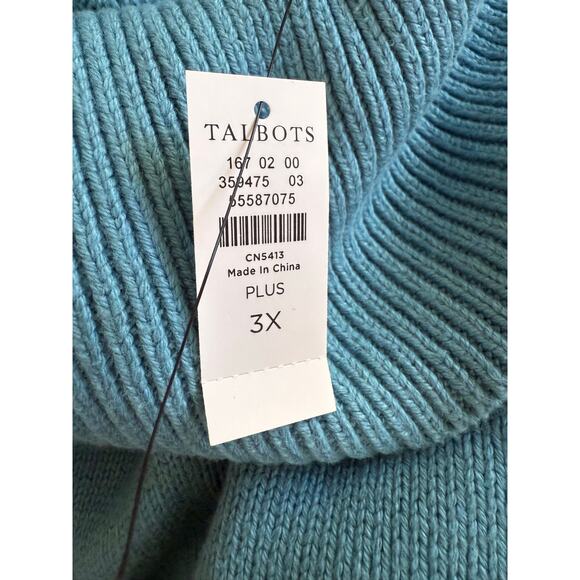 Talbots Triangle Poncho Sweater, 3X, NEW with Tags! - Picture 4 of 5
